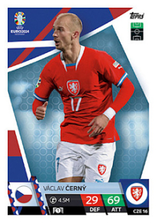 Vaclav Cerny Czech Republic Topps Match Attax EURO 2024 #CZE16